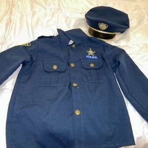 Kids Police Officer Costume - Navy Blue